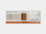 【ネコポスOK】　トラベラーズノート　ペンホルダー　キャメル　M