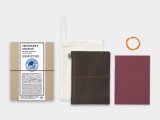 【ネコポスOK】　Traveler's Notebook/トラベラーズノート　パスポートサイズ　茶