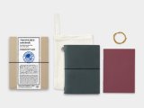 【ネコポスOK】　Traveler's Notebook/トラベラーズノート　パスポートサイズ　ブルー