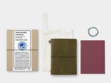 【ネコポスOK】　Traveler's Notebook/トラベラーズノート　パスポートサイズ　オリーブ