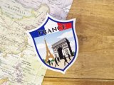 【ネコポスOK】　旅屋オリジナル　Country Sticker　France/フランス