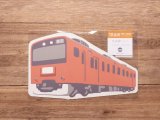 【ネコポスOK】　TRAINIART/トレニアート　TRAIN POSTCARD 中央線