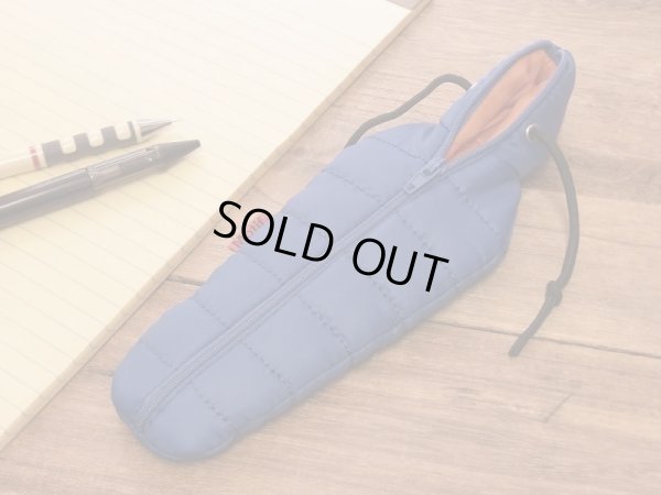 画像1: 【ネコポスOK】　SLEEPING BAG SHAPE PEN CASE/スリーピングバッグ　ペンケース　ブルー