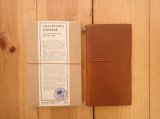 【ネコポスOK】　Traveler's Notebook/トラベラーズノート　キャメル