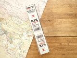 【ネコポスOK】　空港コードステッカー　KIX/Kansai/関西国際空港/JAPAN