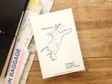 【ネコポスOK】　旅屋オリジナル　白地図ポストカード　EHIME/愛媛