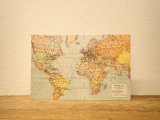 【ネコポスOK】　アメリカ　CAVALLINI/カバリーニ ポストカード　MAPS WORLD-A