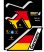 画像2: 【ネコポスOK】　機体国旗ステッカー　GERMANY/ドイツ (2)