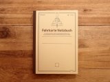 【ネコポスOK】　Kumpel　Fahrkarte Notizbuch/ノート　B6　ブラウン/無地