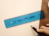 【ネコポスOK】　ドイツ　STANDARDGRAPH/スタンダードグラフ　15cm定規　ブルー