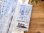画像1: 【ネコポスOK】　和紙ステッカー　レトロパック　チケット　ブルー (1)