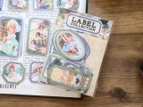 【ネコポスOK】　和紙ステッカー　LABEL COLLECTION/ラベルコレクション　童話