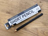 【ネコポスOK】　Short Pencil / ショート鉛筆　4B　3本セット