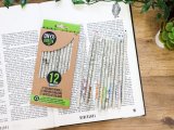 【ネコポスOK】　カナダ　ONYX＋GREEN/オニキス＋グリーン　古新聞紙でつくられた色鉛筆　12色セット