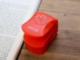 【ネコポスNG】　DECOP　エンボスパンチ　クローバー