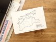 画像1: 【ネコポスOK】　旅屋オリジナル　白地図ポストカード　KAGAWA/香川 (1)