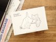 画像1: 【ネコポスOK】　旅屋オリジナル　白地図ポストカード　SHIZUOKA/静岡 (1)
