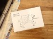 画像1: 【ネコポスOK】　旅屋オリジナル　白地図ポストカード　KANAGAWA/神奈川 (1)