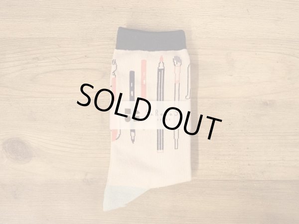 画像2: 【ネコポスOK】　garapago socks　靴下　Stationery (2)