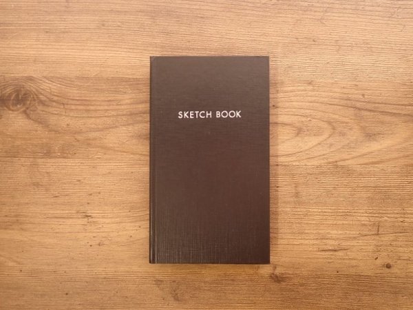 画像1: 【ネコポスOK】　コクヨ　野帳　SKETCH BOOK　チャコールブラック (1)