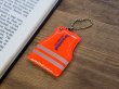 画像2: 【ネコポスOK】 REFLECTIVE KEYCHAIN/リフレクターキーチェーン　オレンジ (2)