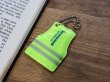 画像2: 【ネコポスOK】 REFLECTIVE KEYCHAIN/リフレクターキーチェーン　イエロー (2)