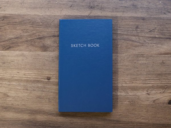 画像1: 【ネコポスOK】　コクヨ　野帳　SKETCH BOOK　グレイッシュブルー (1)