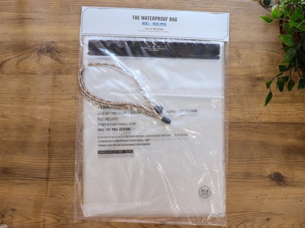 画像1: 【ネコポスOK】　POST GENERAL　THE WATERPROOF BAG /ポーチ　L (1)