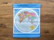 画像1: 【ネコポスOK】　巾着　世界地図 (1)