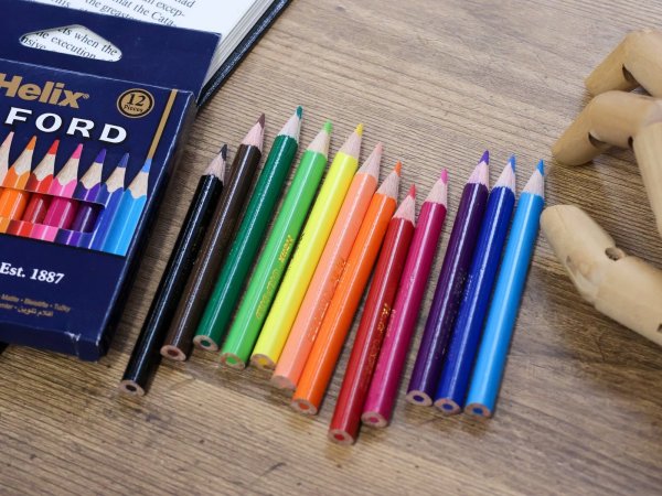 画像2: 【ネコポスOK】　Helix/へリックス　OXFORD　クラシック色鉛筆ミニ　12色 (2)